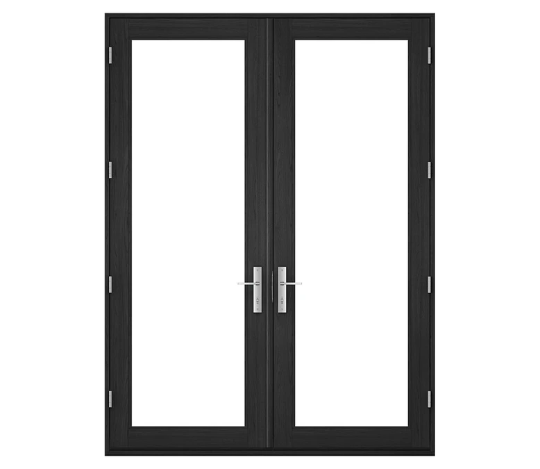 Pella Reserve Contemporary Wood Hinged Patio Door in Helena